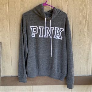 🆕VS PINK GRAY MOCK NECK PULLOVER SIZE M